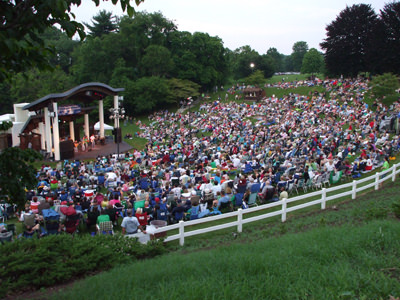 Young Adults Outdoor Concert in the Park