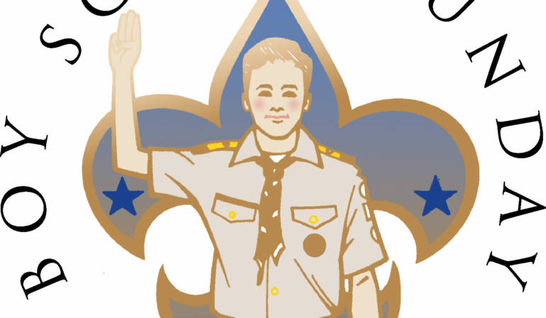 Boy Scout Sunday is February 8th