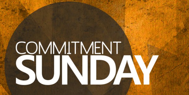Nov. 15th is Commitment Sunday