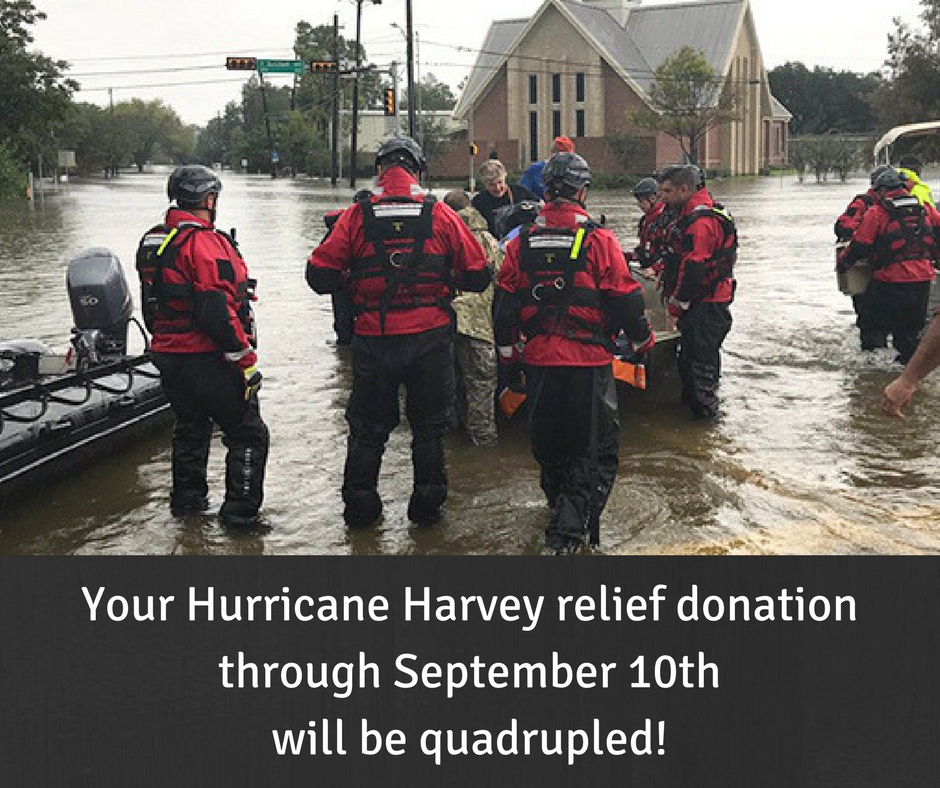 Give Now for Hurricane Harvey Relief Efforts