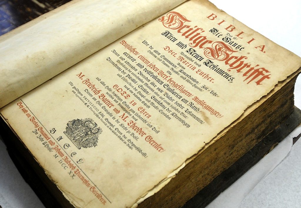 Martin Luther’s German Bible