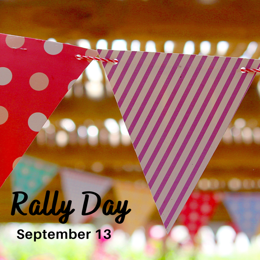 Rally Day is September 13