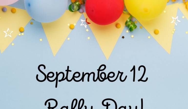 Rally Day is Sept. 12