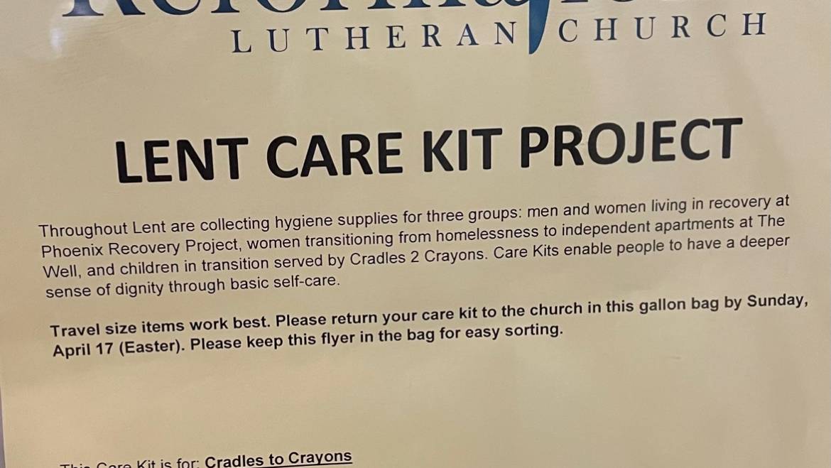 Lenten Care Kits