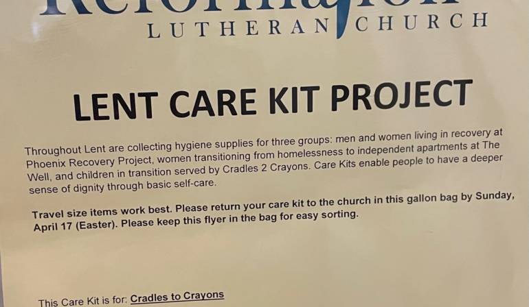 Lenten Care Kits
