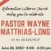 Pastor Wayne’s Retirement Party