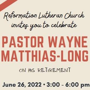 Pastor Wayne's Retirement Party