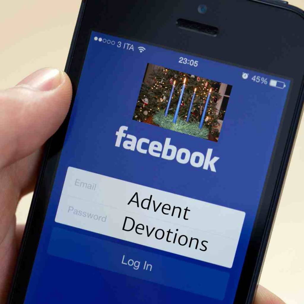 Advent Devotions on Facebook Live